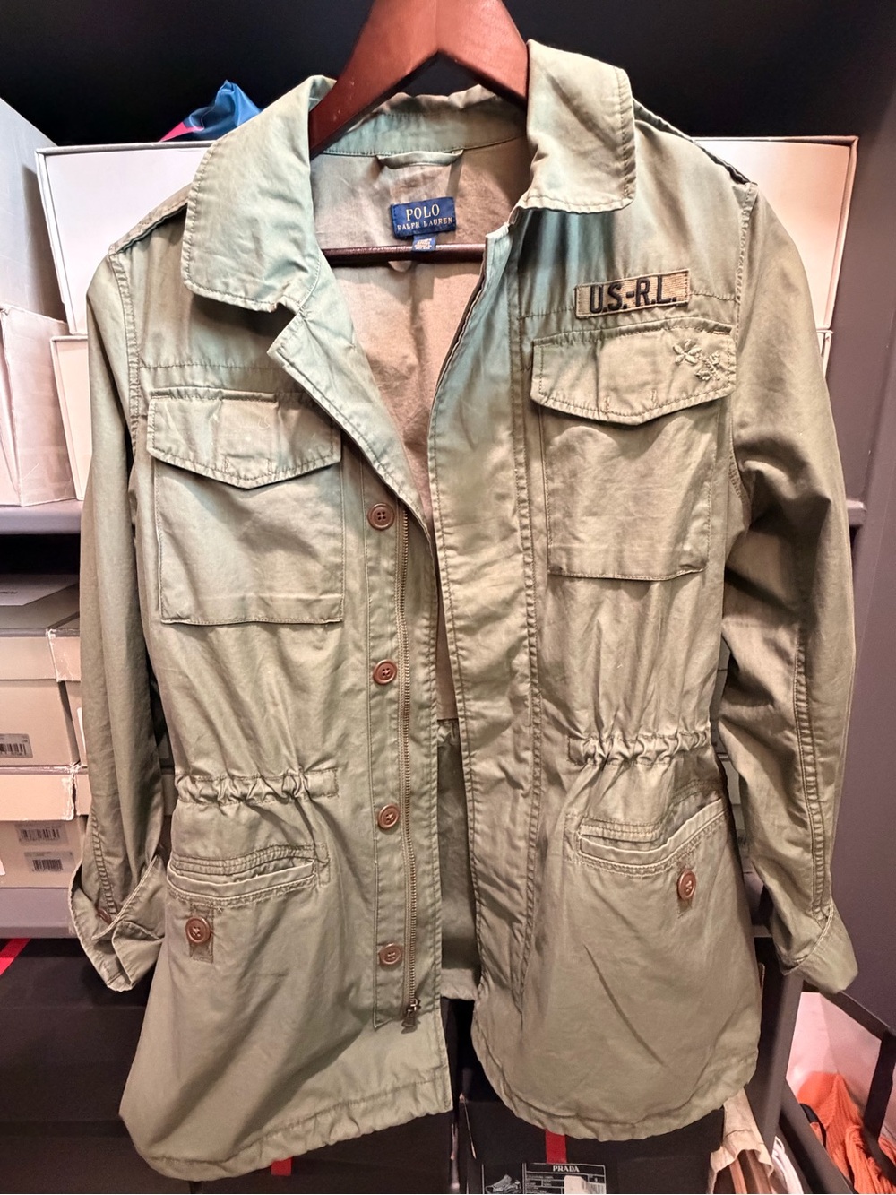 Polo by Ralph Lauren Sage Green Military Utility Jacket